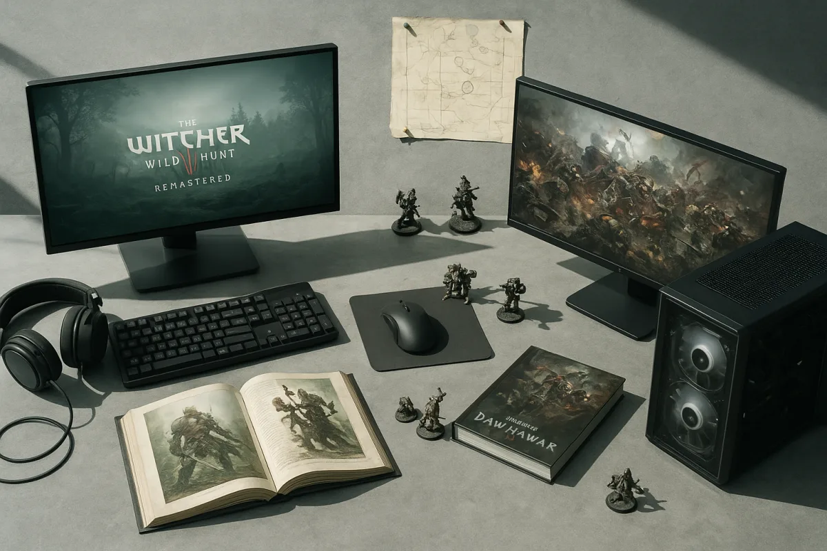 The Witcher 3 Remastered vs Warhammer 40,000 Dawn of War 4